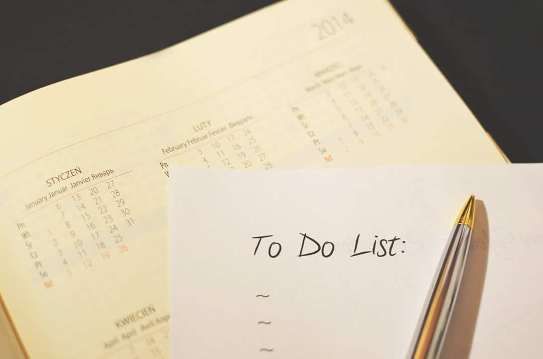 Five Must-Dos When Transitioning from ERP Software Selection to ERP Implementation pen calendar to do checklist - Five Must-Dos When Transitioning from ERP Software Selection to ERP Implementation