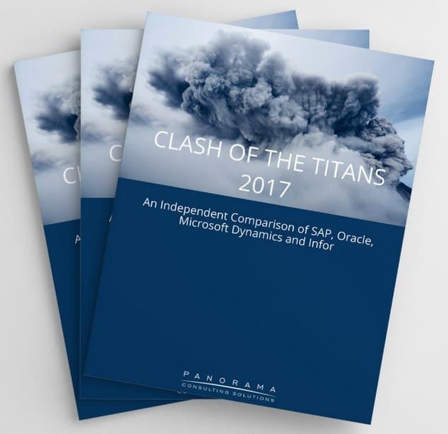 Clash of the Titans 2017: SAP vs. Oracle vs. Microsoft Dynamics vs. Infor Clash of the Titans 2017 - Clash of the Titans 2017: SAP vs. Oracle vs. Microsoft Dynamics vs. Infor