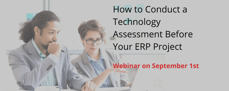 erp technology assessment webinar