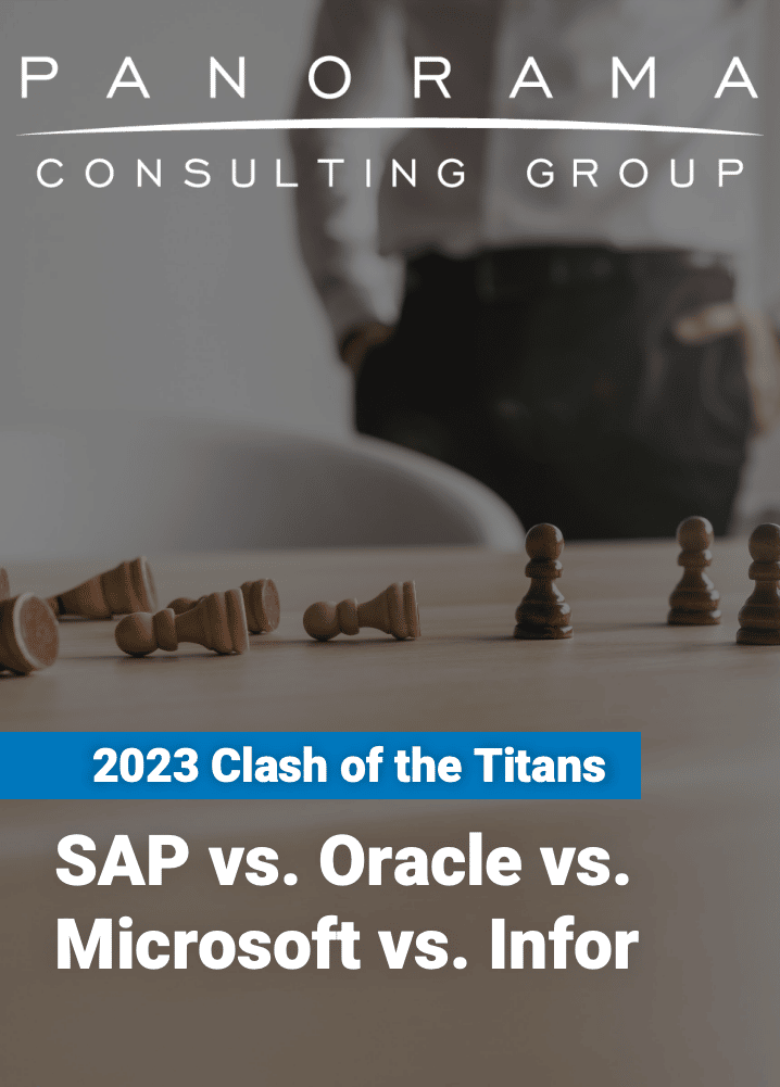 clash of the erp titans sap oracle
