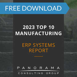 top 10 manufacturing erp report